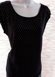 THE LIMITED black w/gold detail top